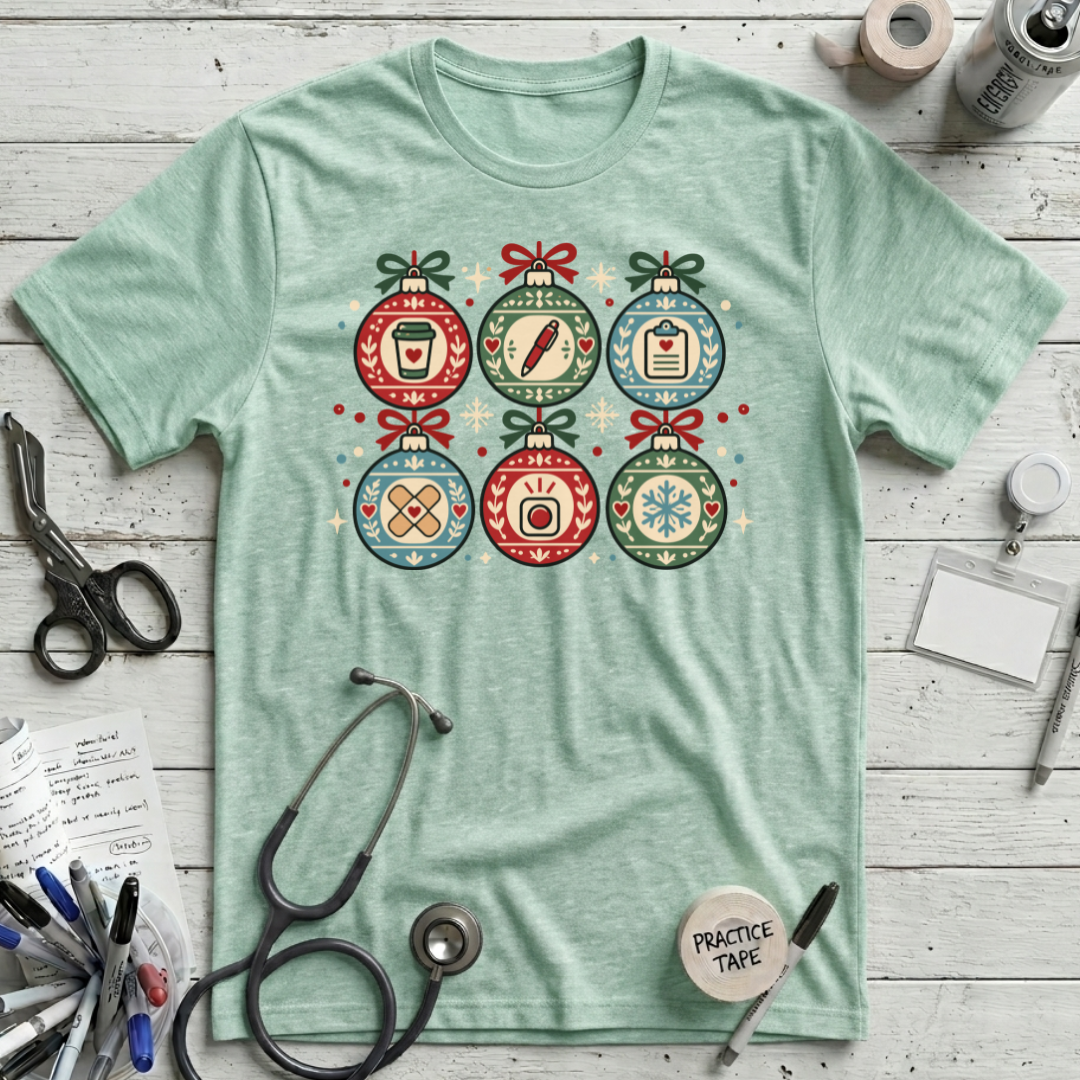 Holiday Nurse Ornament T-Shirt
