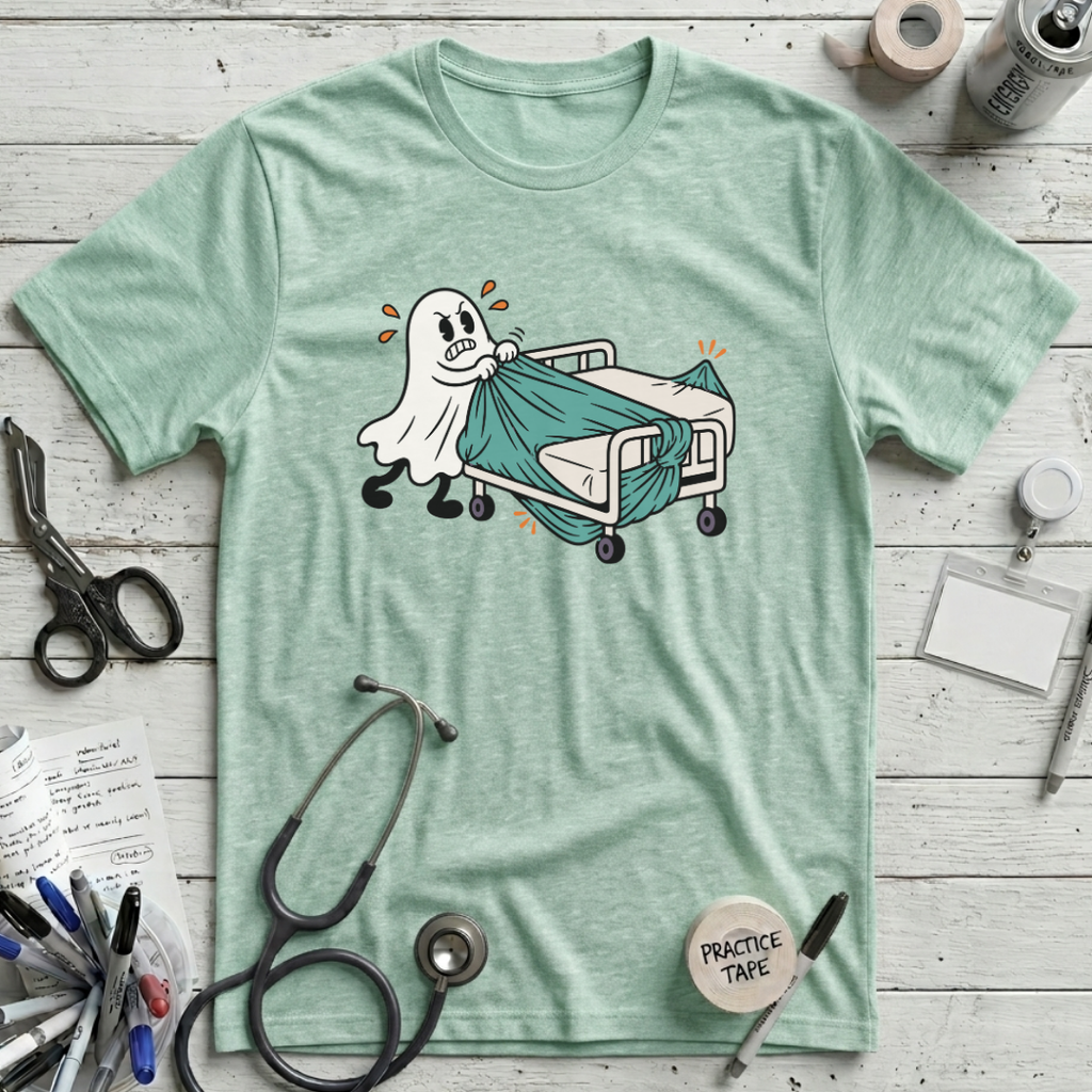 Haunted Fitted Sheet T-Shirt