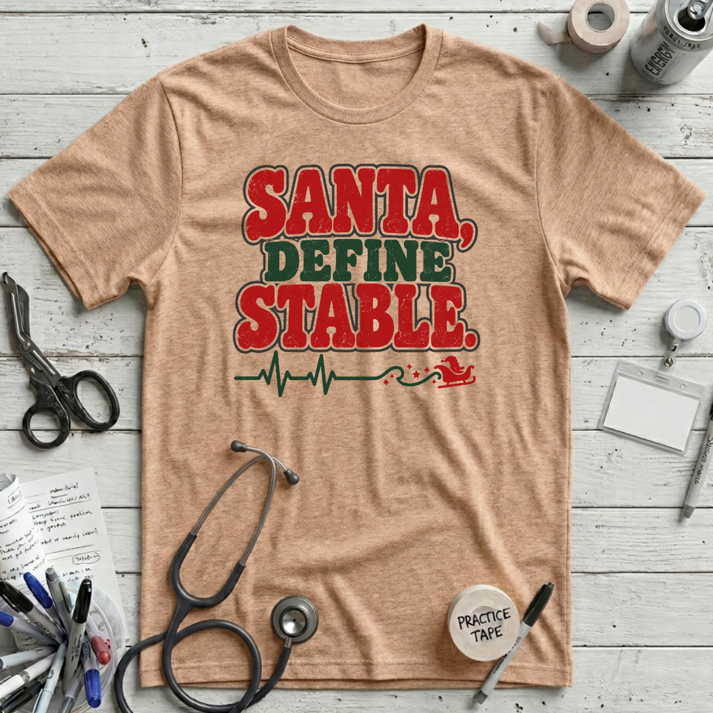 Santa Define Stable T-Shirt