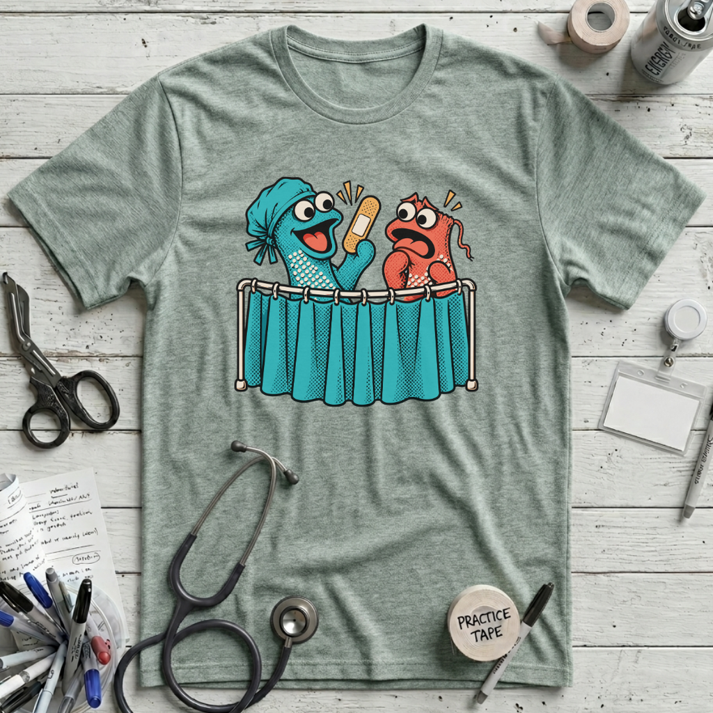 Hospital Sock Puppet Theater T-Shirt