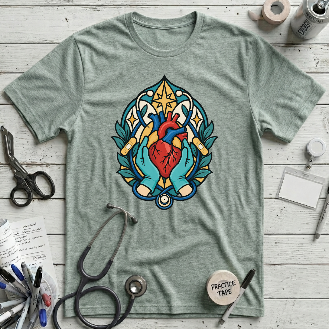 Stained-Glass Healing Hands T-Shirt