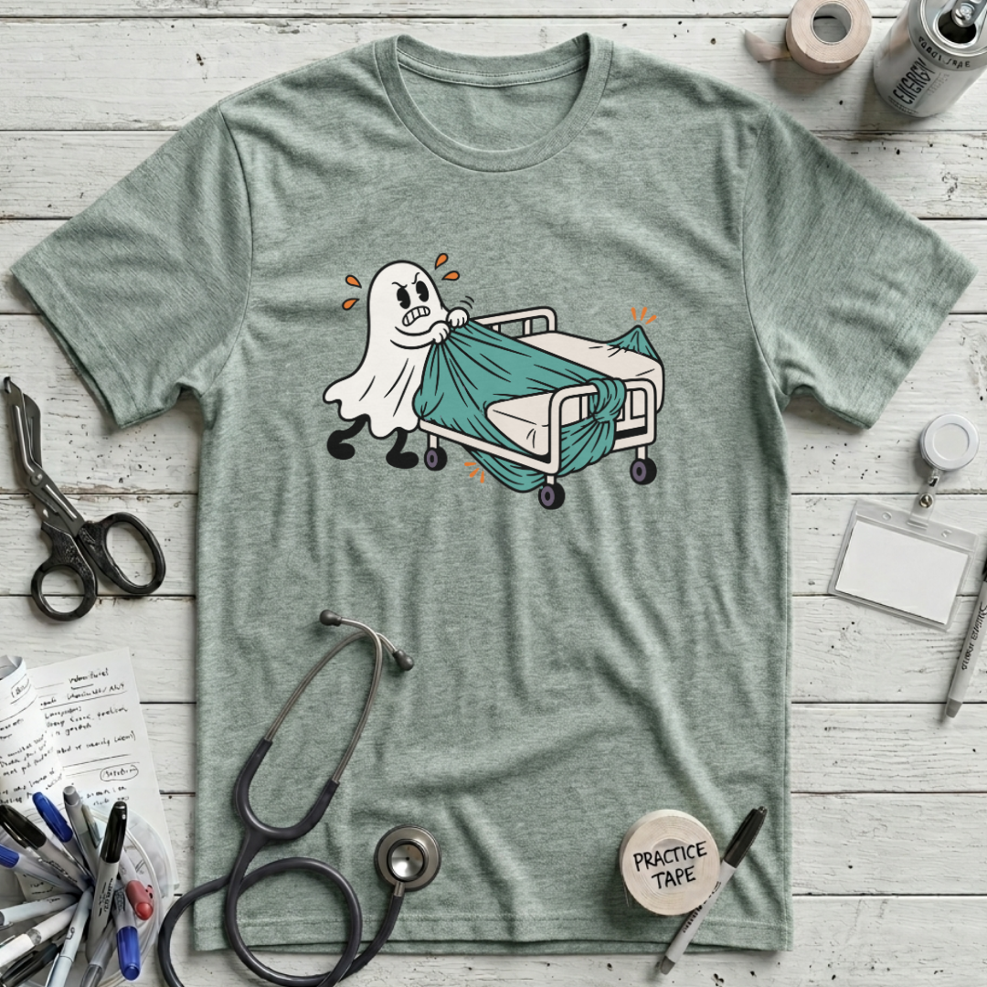 Haunted Fitted Sheet T-Shirt