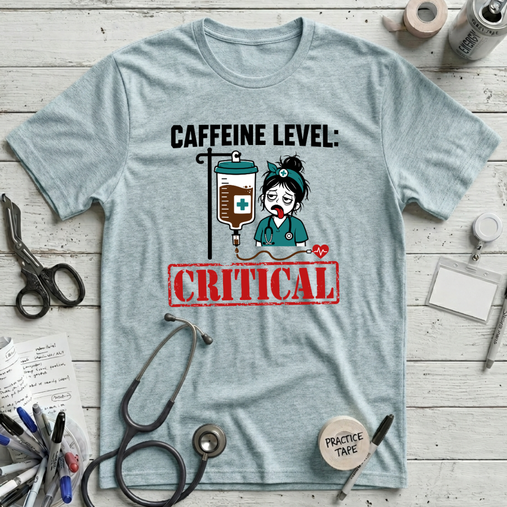 Caffeine Level Critical T-Shirt