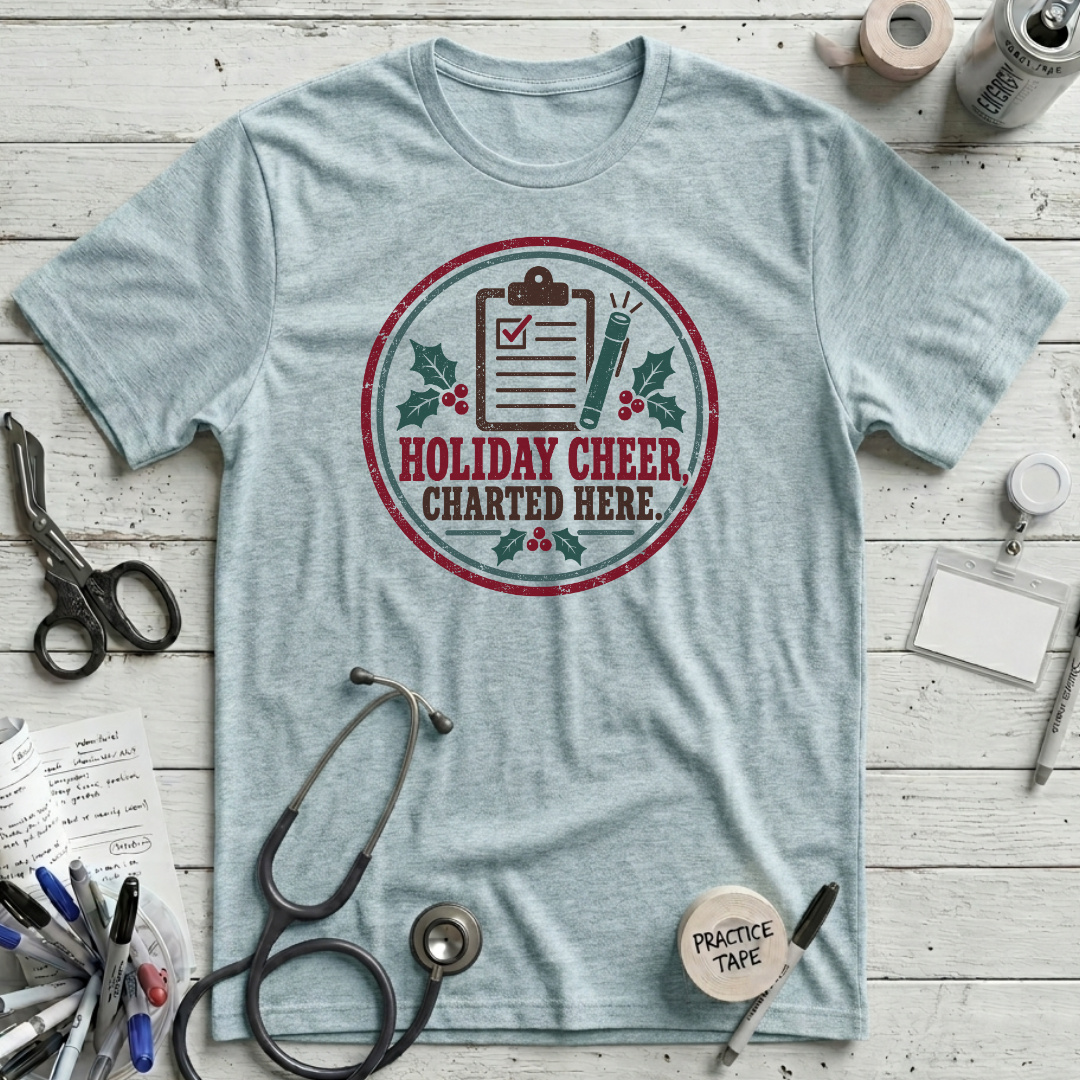 Holiday Cheer Charted Here T-Shirt