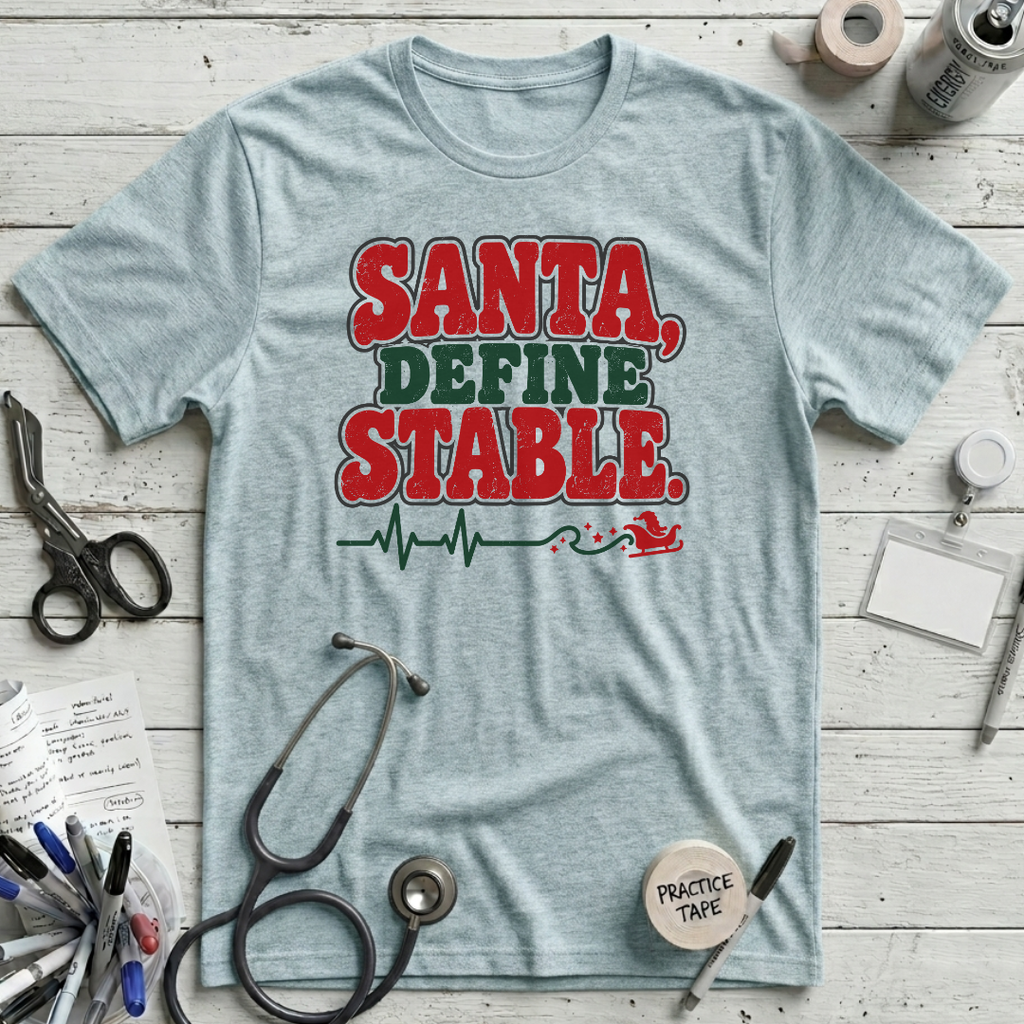 Santa Define Stable T-Shirt
