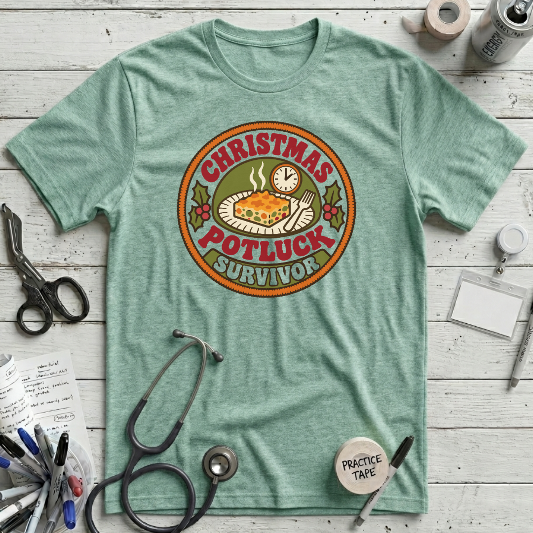 Christmas Potluck Survivor T-Shirt