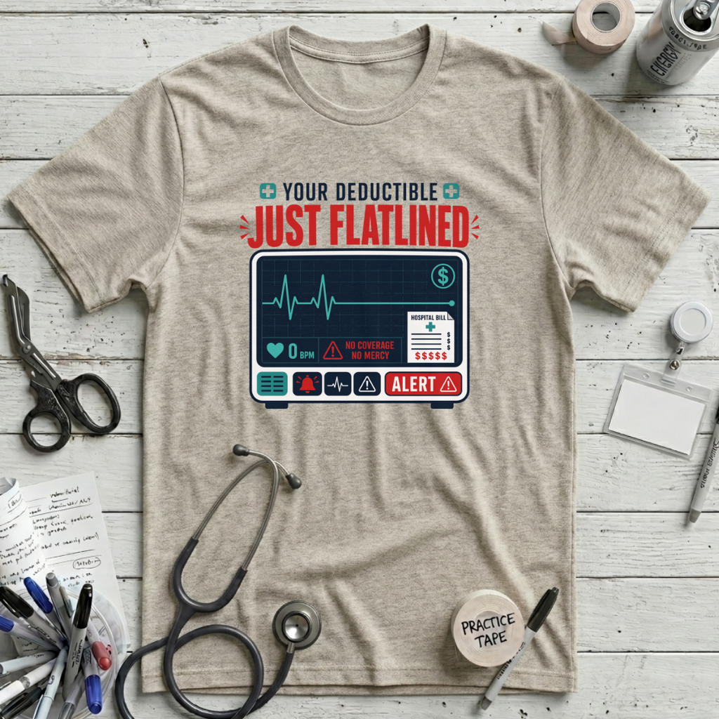 Your Deductible Just Flatlined T-Shirt