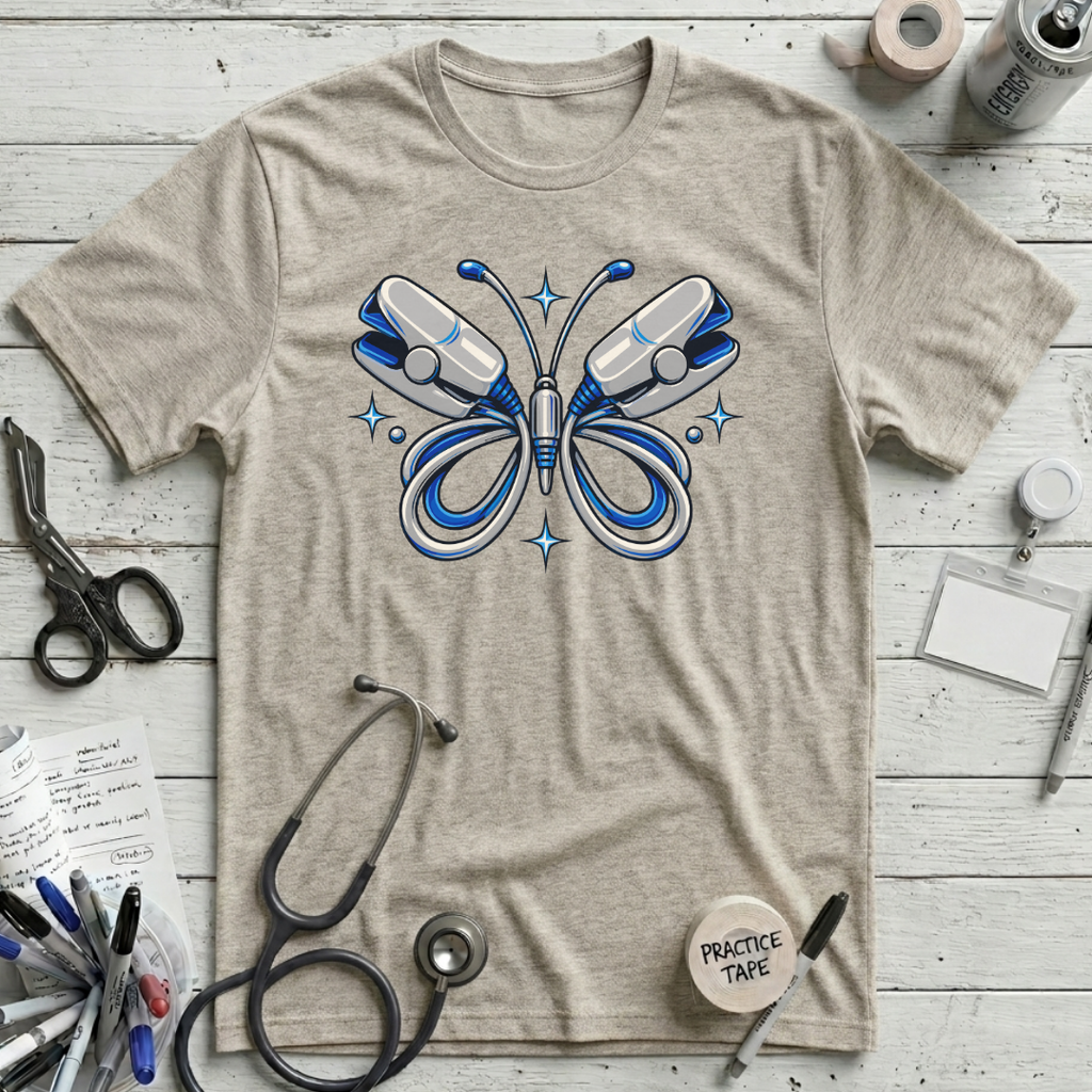 Pulse-Oximeter Butterfly T-Shirt