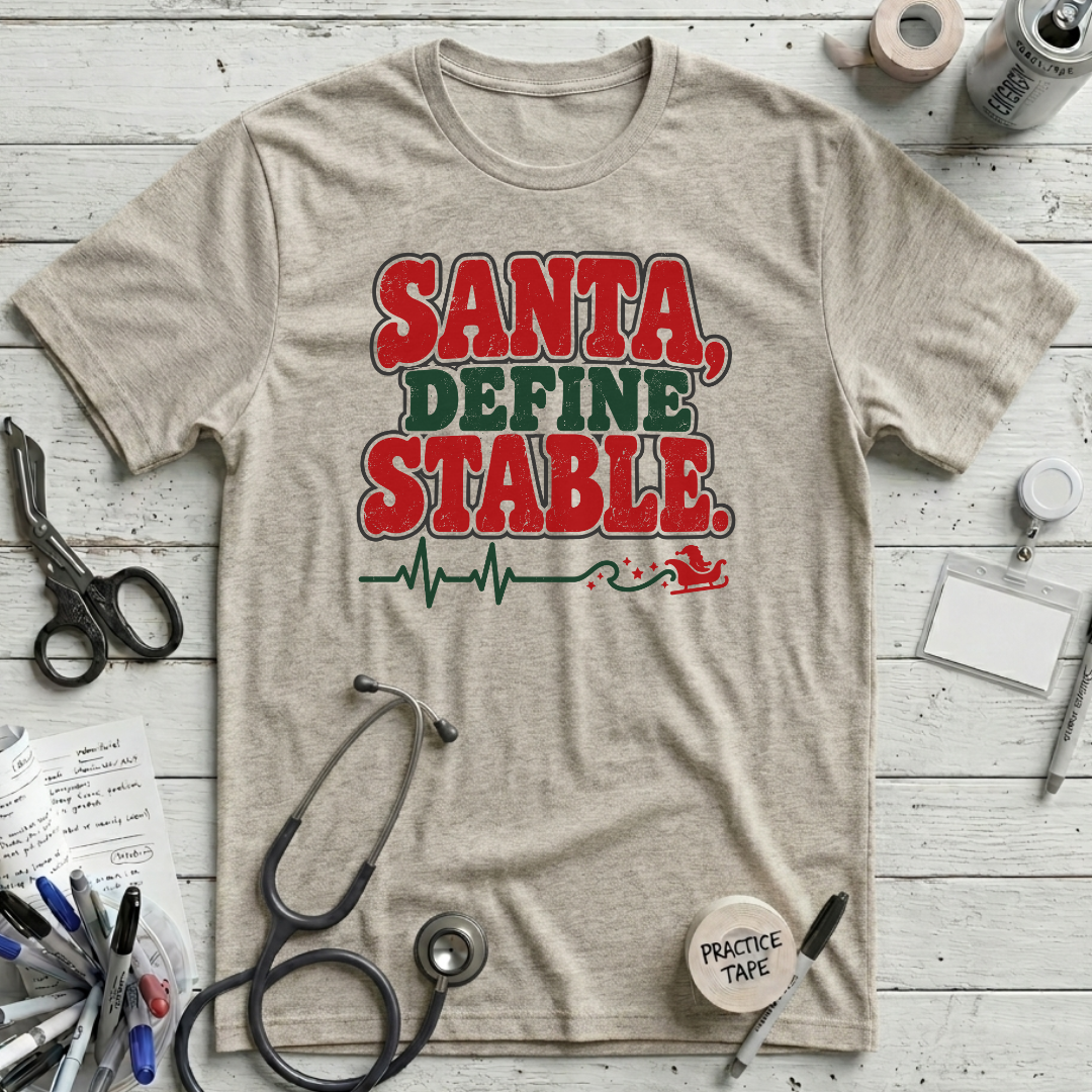 Santa Define Stable T-Shirt