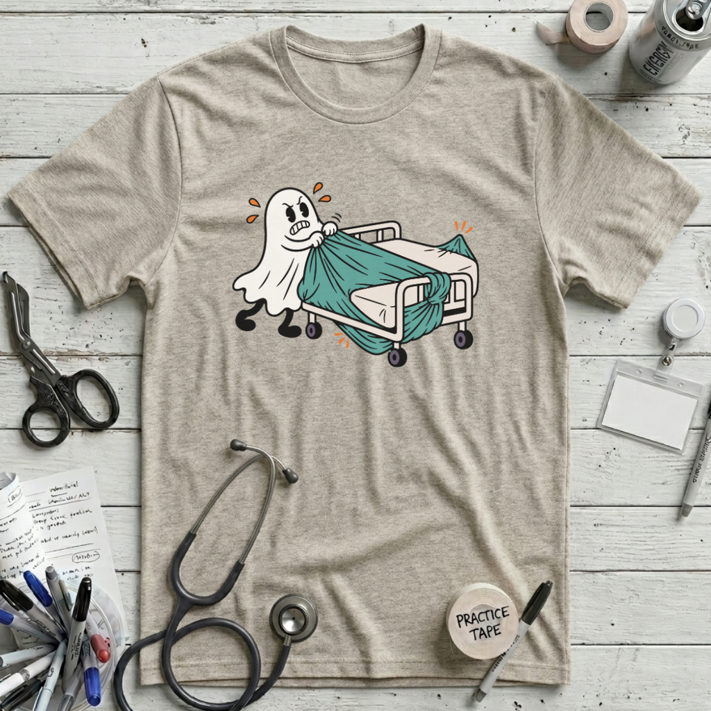 Haunted Fitted Sheet T-Shirt
