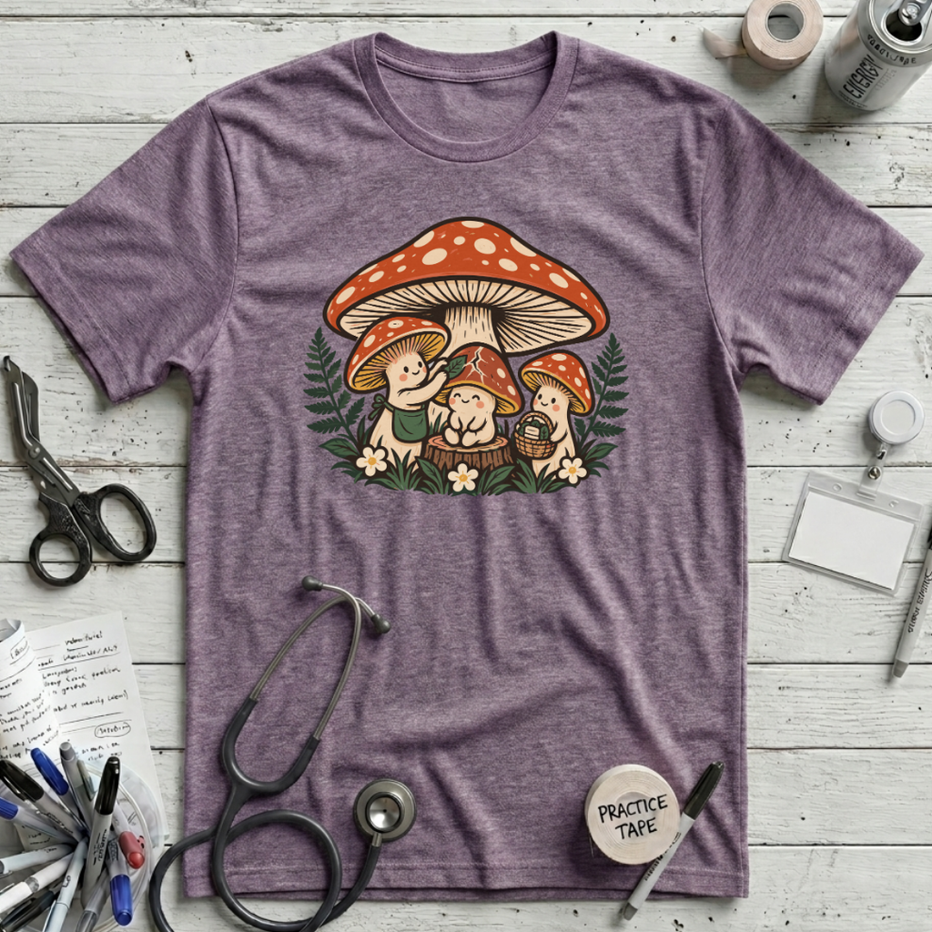 Mushroom Nurse Care T-Shirt