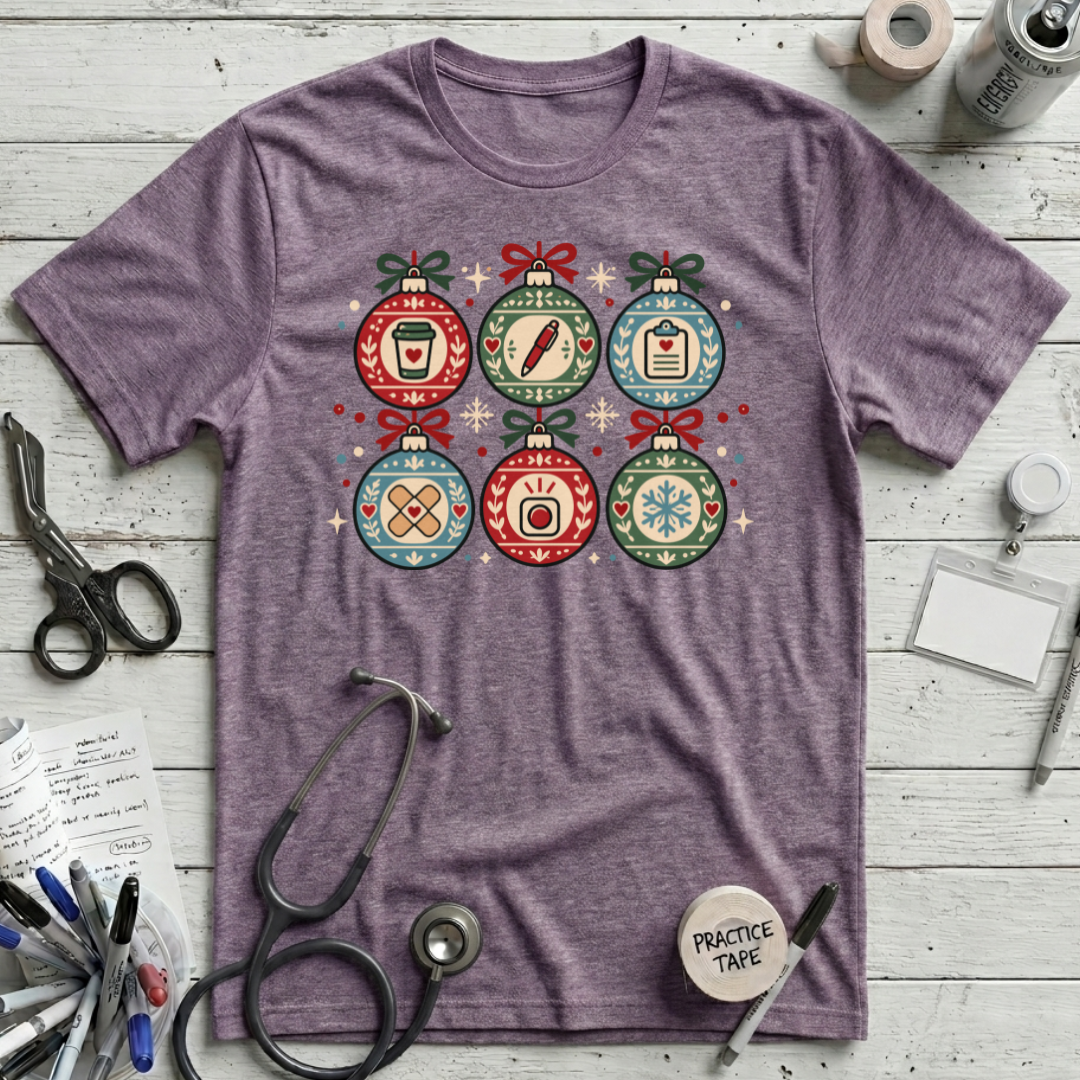 Holiday Nurse Ornament T-Shirt