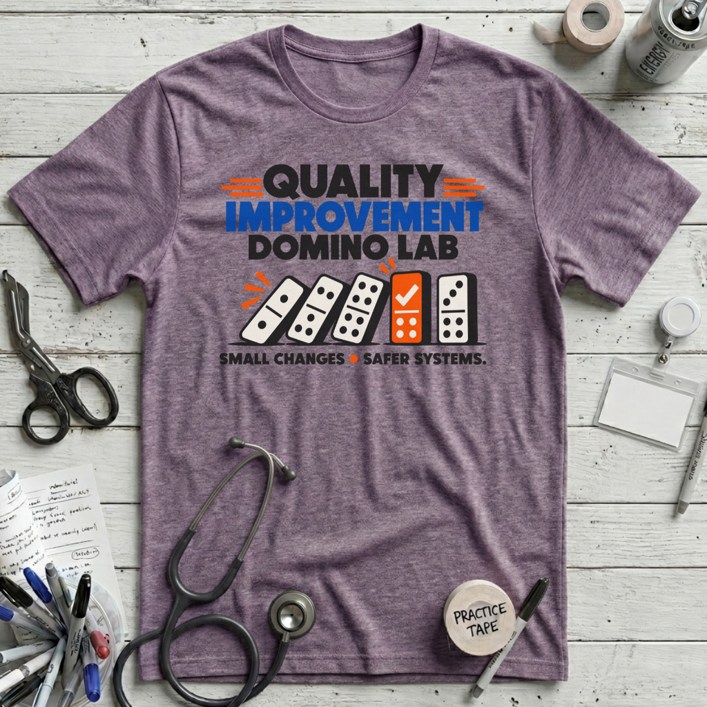 Quality Improvement Domino T-Shirt