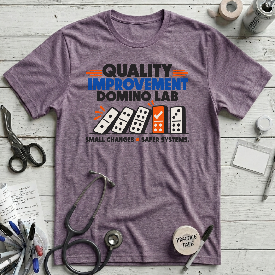 Quality Improvement Domino T-Shirt