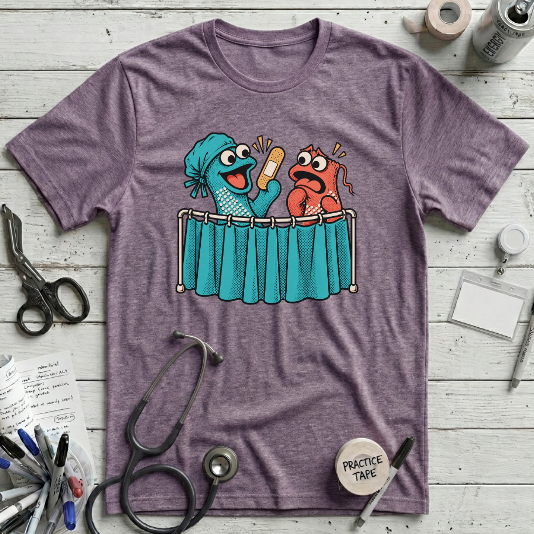 Hospital Sock Puppet Theater T-Shirt