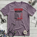 Shiftmas Receipt T-Shirt