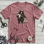 Tired Bear Nurse T-Shirt