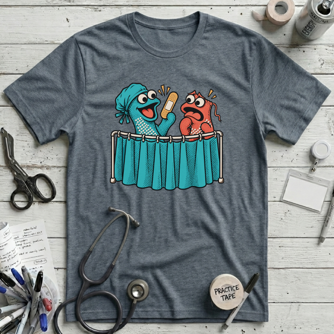 Hospital Sock Puppet Theater T-Shirt