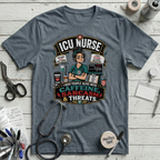 Caffeine, Sarcasm, Threats T-Shirt
