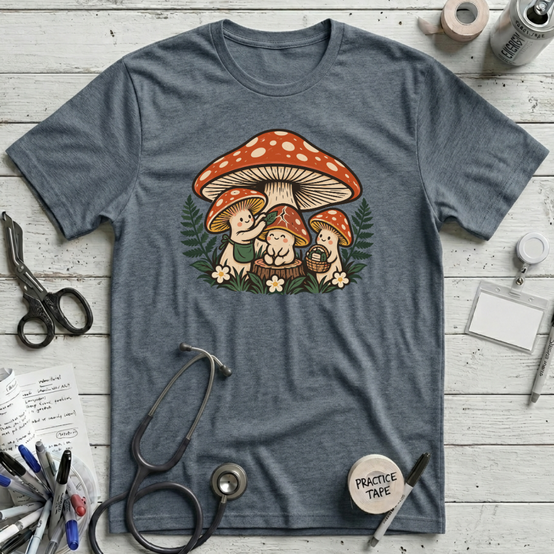 Mushroom Nurse Care T-Shirt