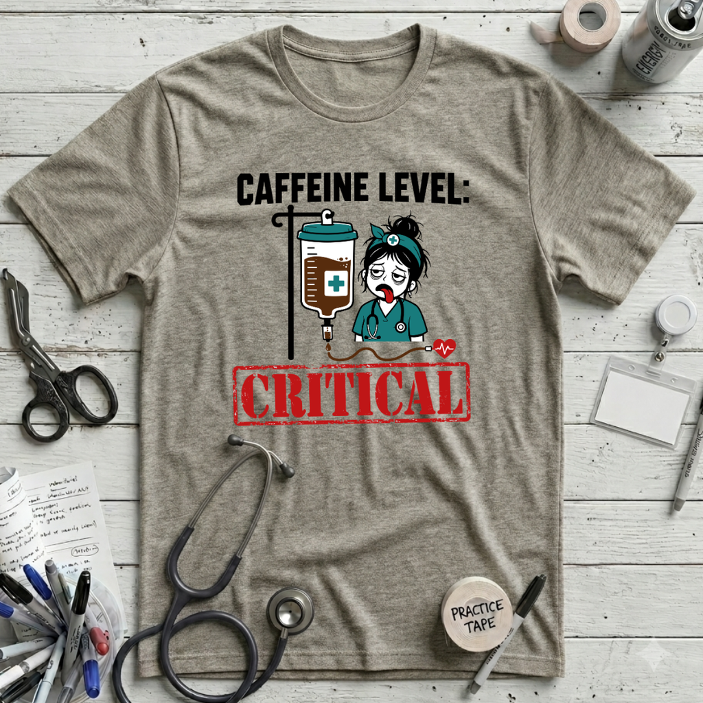Caffeine Level Critical T-Shirt