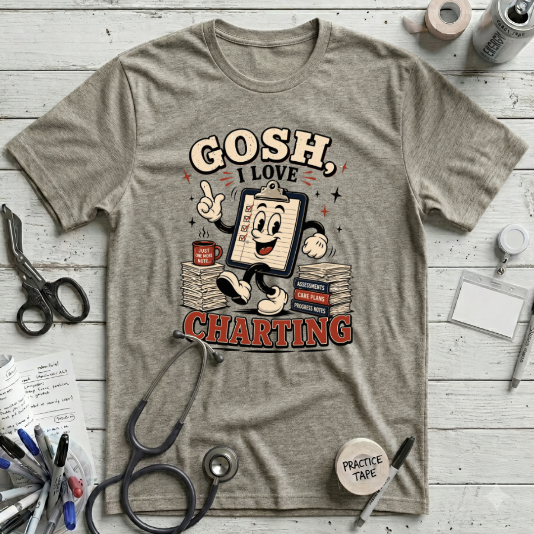I Love Charting T-Shirt