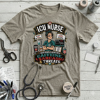 Caffeine, Sarcasm, Threats T-Shirt