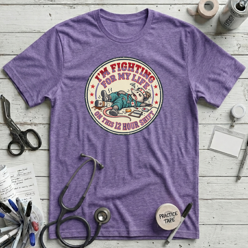 Exhausted Opossum T-Shirt