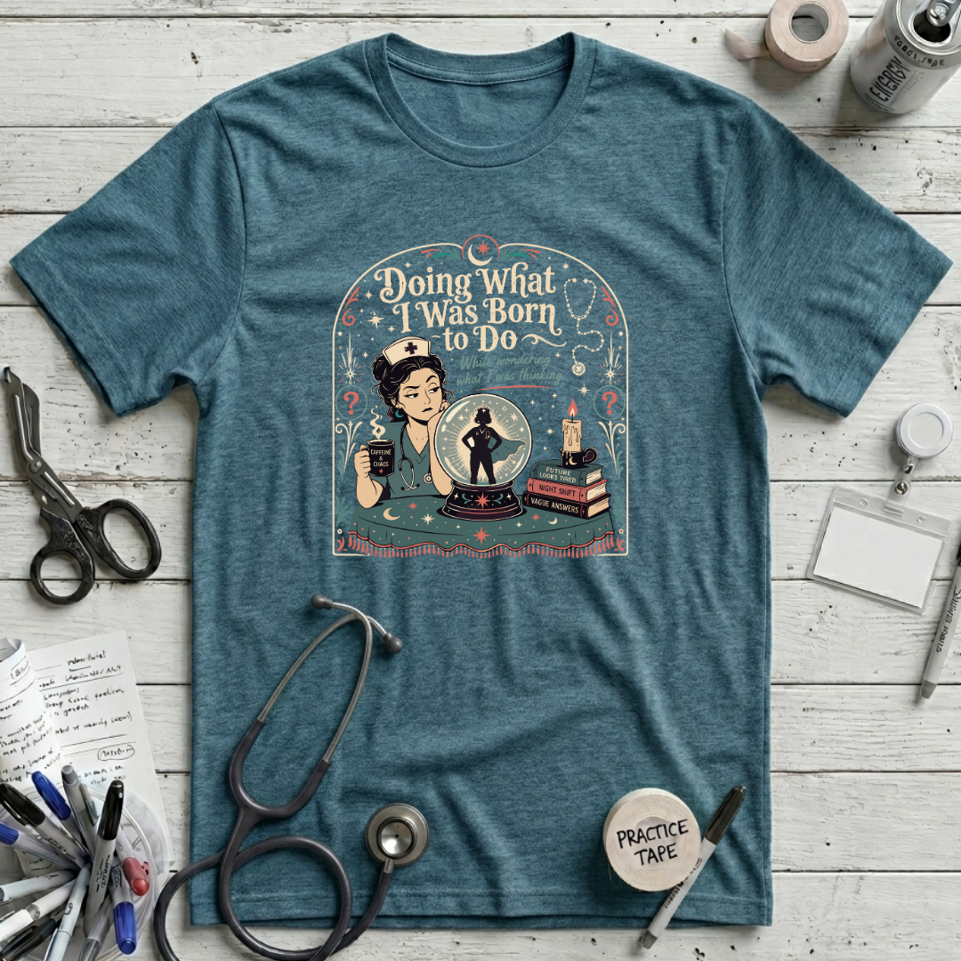 Born to Do T-Shirt - Heather Deep Teal