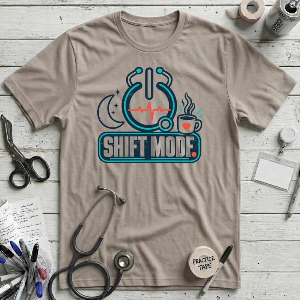 Shift Mode T-Shirt - Heather Dust