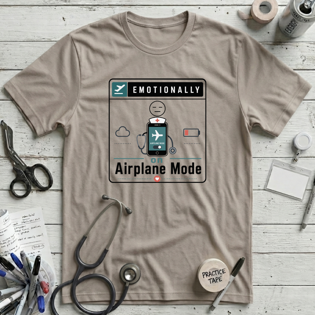Airplane Mode T-Shirt - Heather Dust
