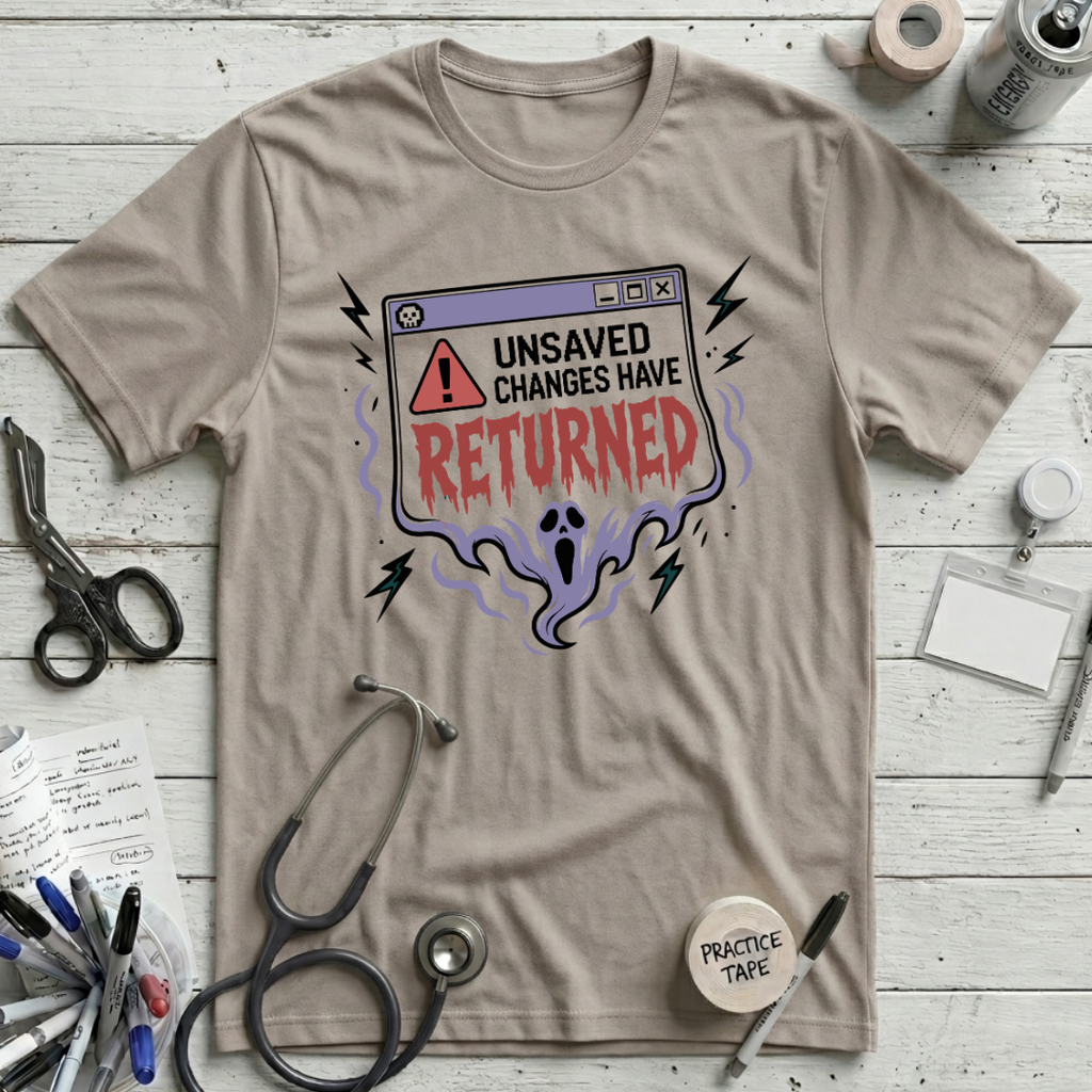 Unsaved Changes T-Shirt - Heather Dust