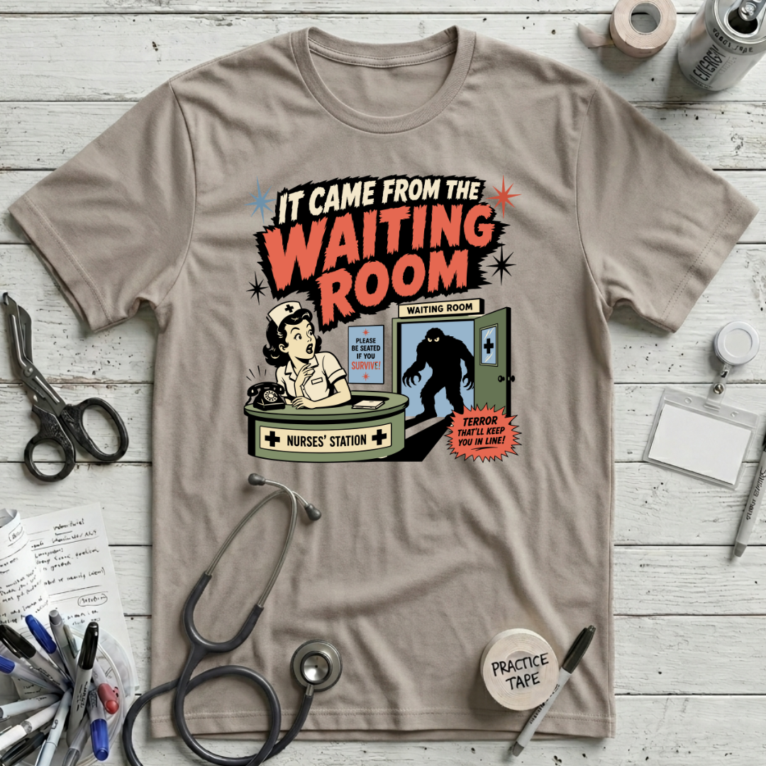 Waiting Room T-Shirt - Heather Dust