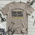 Chart Hard T-Shirt - Heather Dust