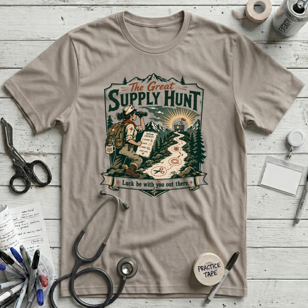 Great Supply Hunt T-Shirt - Heather Dust