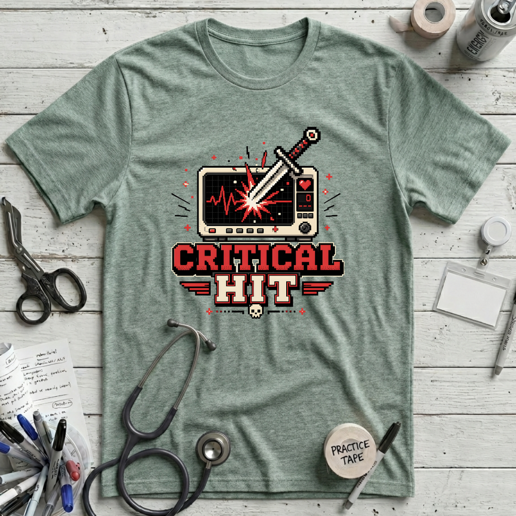 Critical Hit - Heather Dusty Blue
