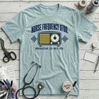 Nurse Frequency T-Shirt - Heather Ice Blue