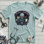 Creatures of the Night Shift T-Shirt - Heather Ice Blue