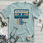 Med Pass Mixtape T-Shirt - Heather Ice Blue