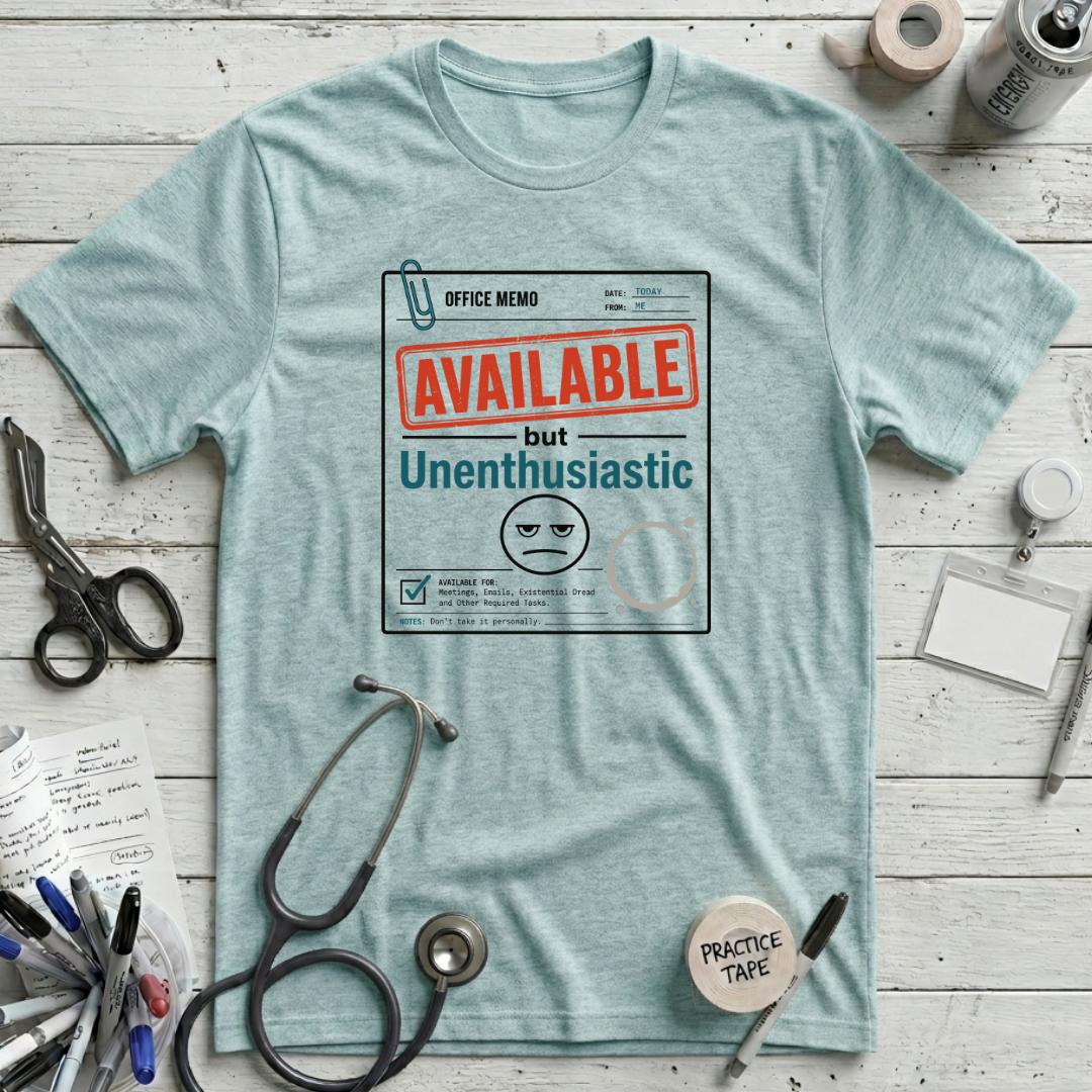 Unenthusiastic - Heather Ice Blue