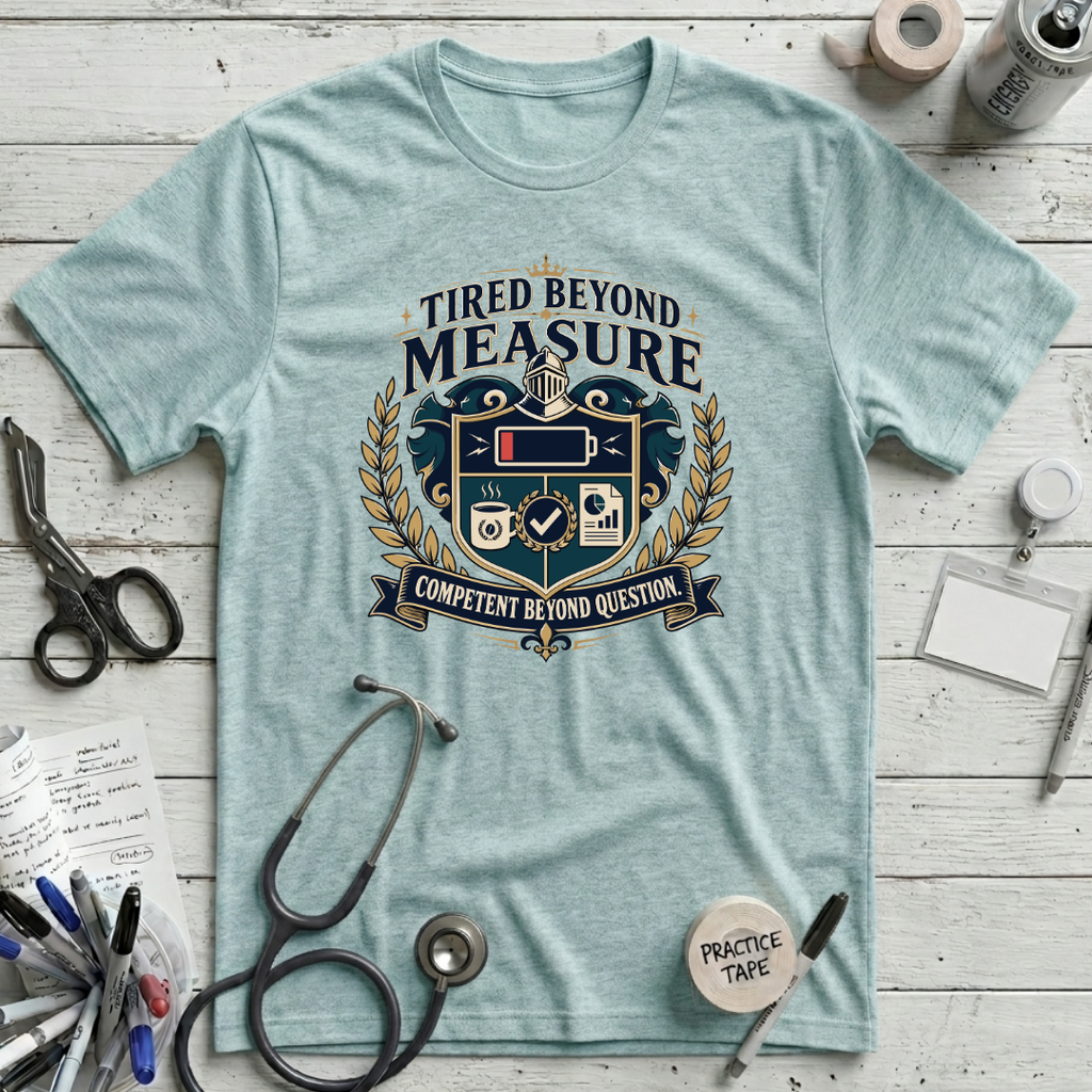 Tired Beyond Measure - Heather Ice Blue