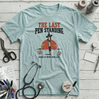 Last Pen Standing T-Shirt - Heather Ice Blue