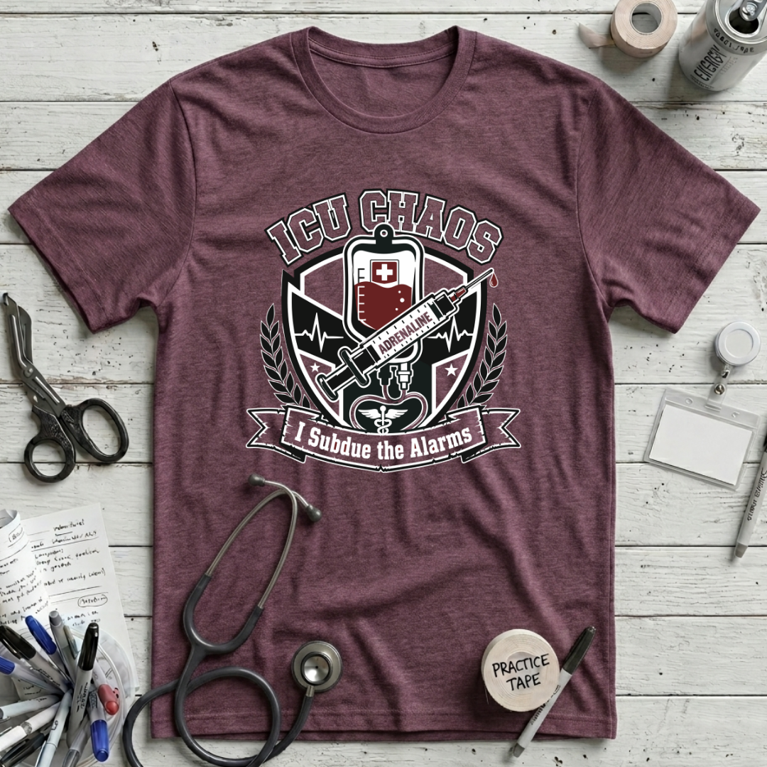 I Subdue the Alarms T-Shirt - Heather Maroon