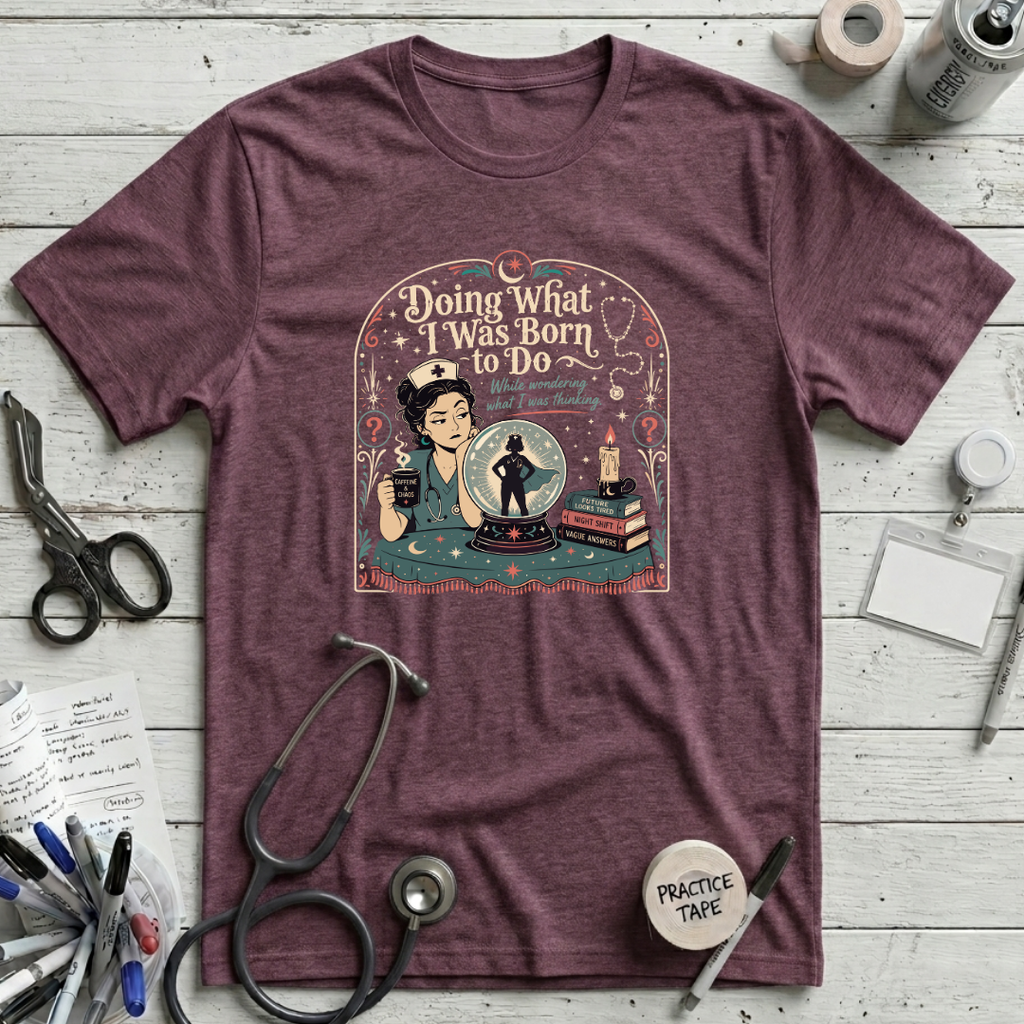 Born to Do T-Shirt - Heather Maroon