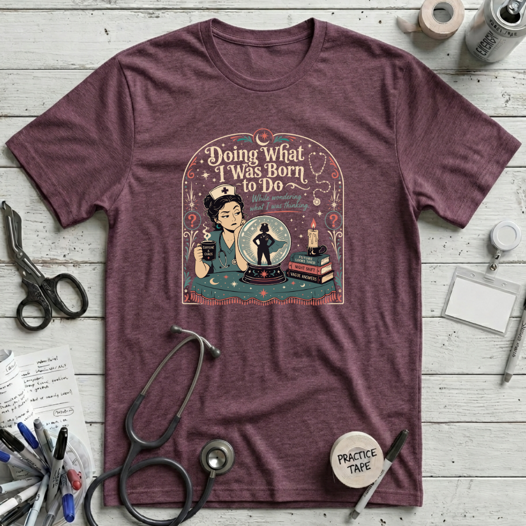 Born to Do T-Shirt - Heather Maroon