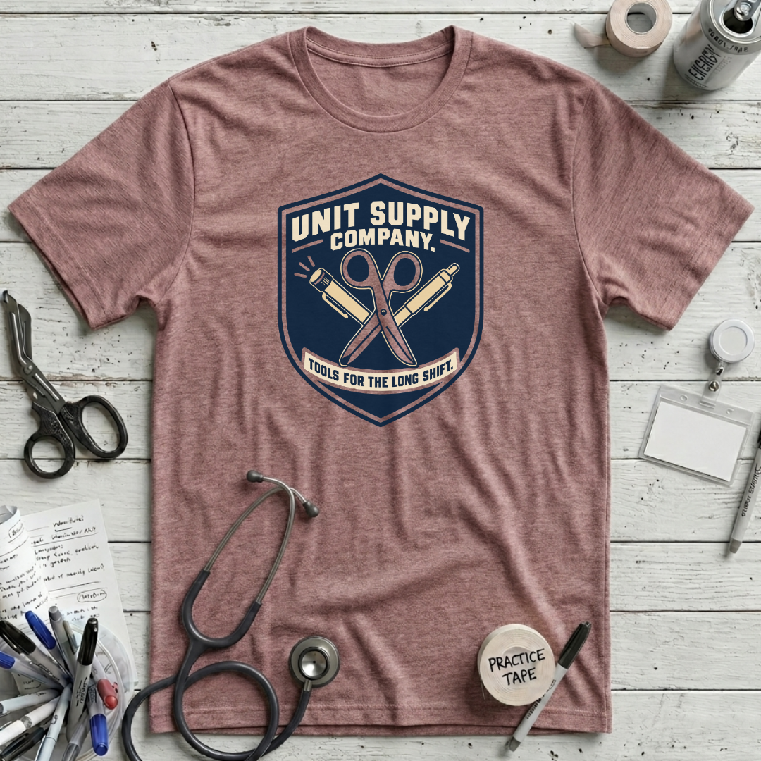 Unit Supply Company T-Shirt - Heather Mauve