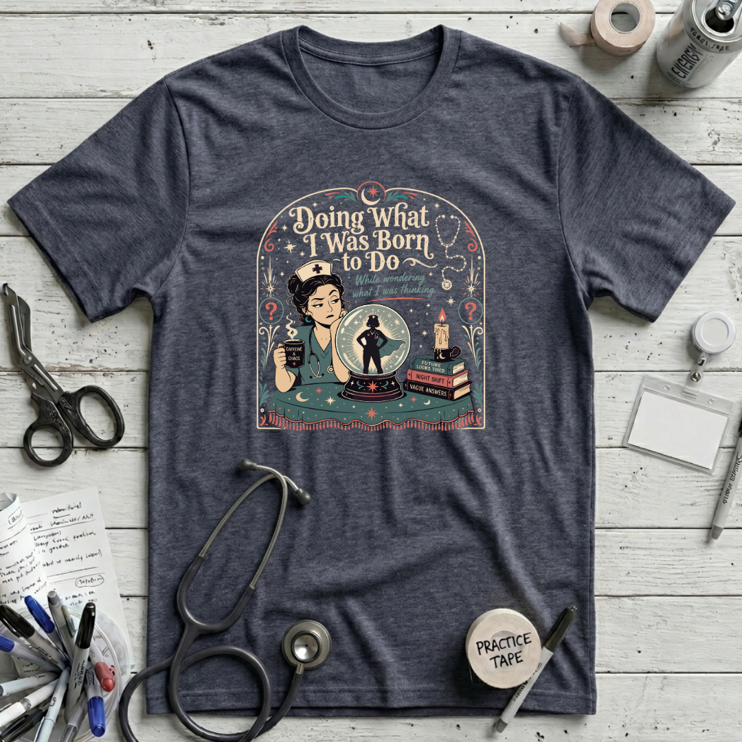 Born to Do T-Shirt - Heather Midnight Navy