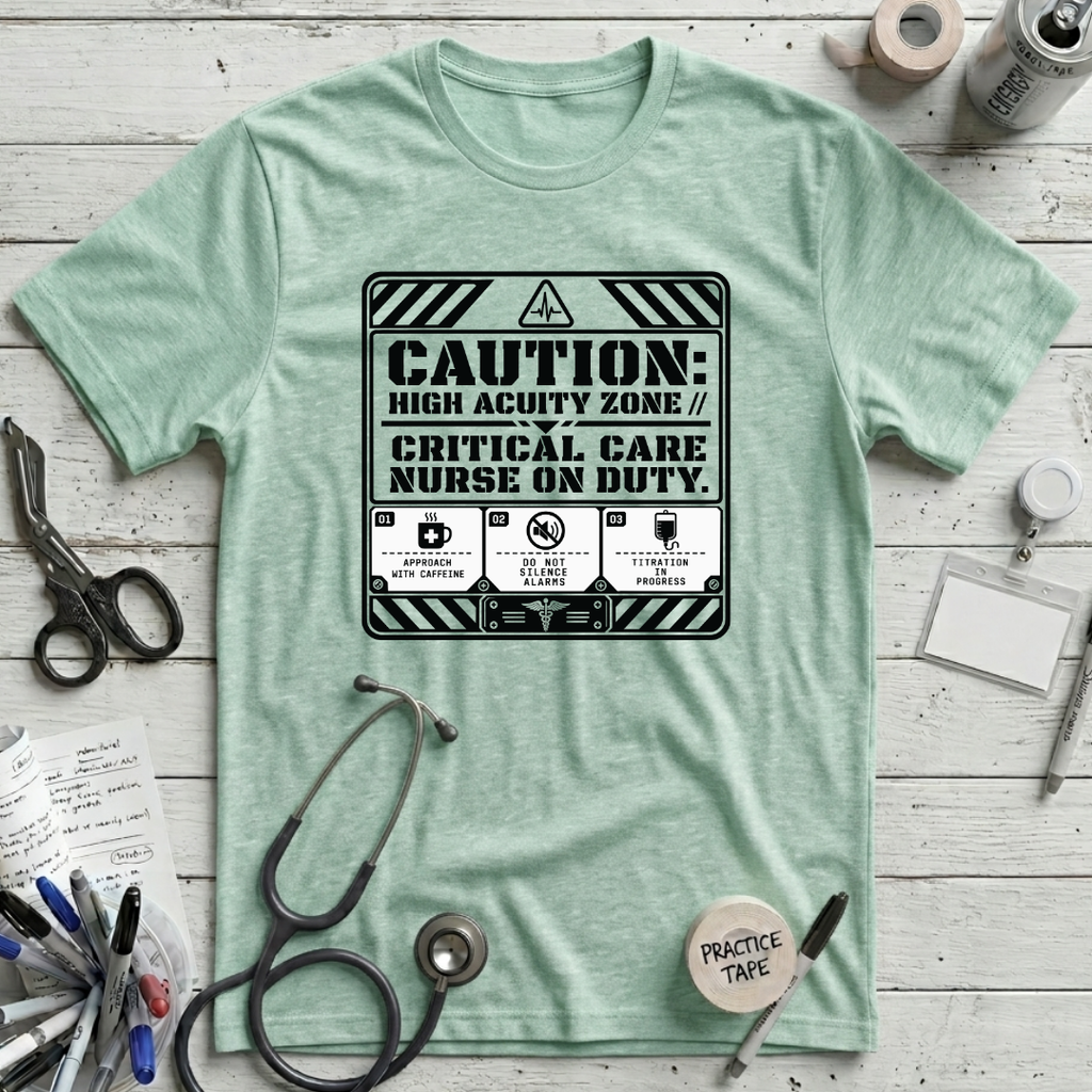 High Acuity Zone T-Shirt - Heather Mint