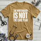 Whiteboard Care Plan T-Shirt - Heather Mustard