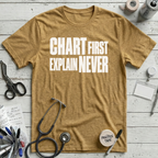 Explain Later T-Shirt - Heather Mustard